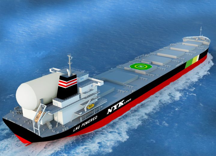LNGを主燃料とする新造大型石炭船2隻の建造に基本合意